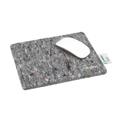 Picture of WOLKAT TANGIER RECYCLED TEXTILE MOUSEMAT in Grey
