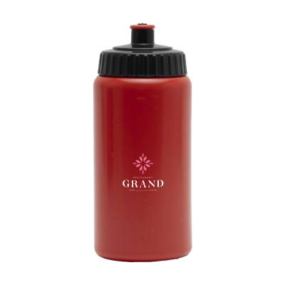 Picture of SUGARCANE BIO BIDON 500 ML DRINK BOTTLE in Red & Black