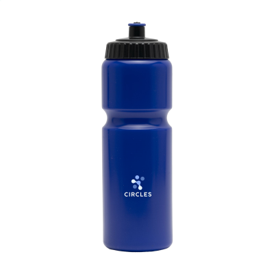 Picture of SUGARCANE BIO BIDON 750 ML DRINK BOTTLE in Blue & Black.