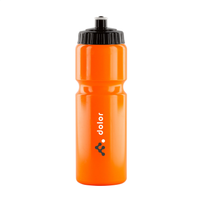 Picture of SUGARCANE BIO BIDON 750 ML DRINK BOTTLE in Orange & Black