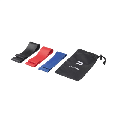 Picture of BANDA FITNESS BANDS in Black & Blue & Red.