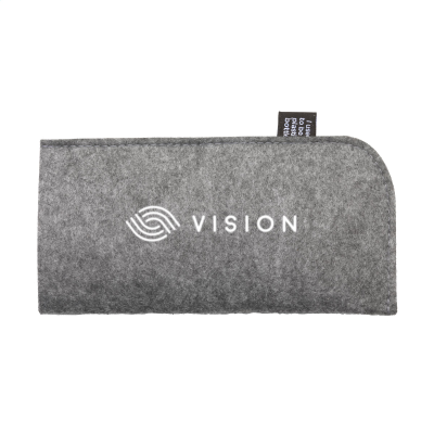 Picture of FELTRO RPET POUCH FOR GLASSES in Grey