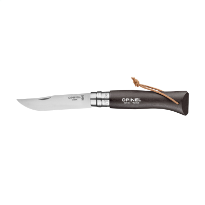 Picture of OPINEL COLORAMA NO 08 BLACK POCKET KNIFE in Black.