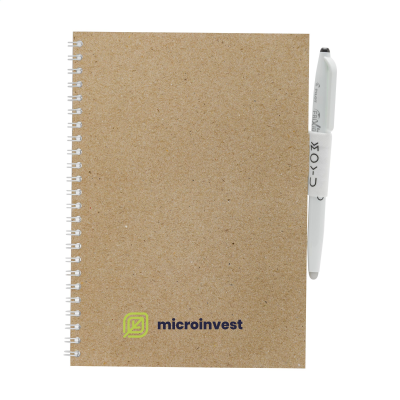 Picture of MOYU ERASABLE STONE PAPER NOTE BOOK CRAFTCOVER 18 PAGES in Brown.