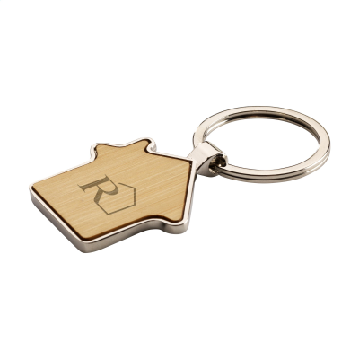 Picture of CASA BAMBOO KEYRING in Bamboo