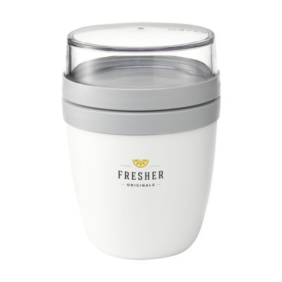 Picture of MEPAL LUNCHPOT ELLIPSE FOOD CONTAINER in White.