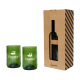 Picture of REBOTTLED® TUMBLER 2-PACK DRINK GLASSES in Green