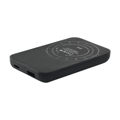 Picture of FORCE MAGNETIC RCS RECYCLED CORDLESS POWERBANK 5000 in Black