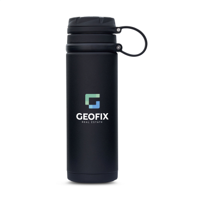 Picture of CONTIGO® FUSE STAINLESS STEEL METAL 700 ML THERMO BOTTLE in Black.