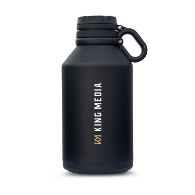 Picture of CONTIGO® GRAND STAINLESS STEEL METAL 1900 ML THERMO BOTTLE in Black