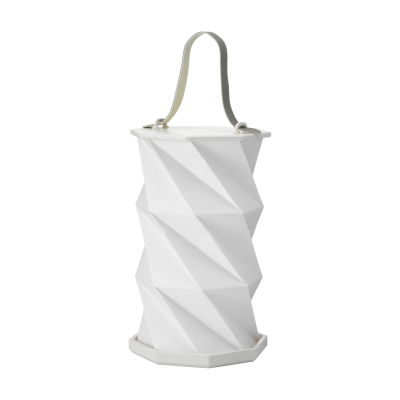 Picture of WOOOSH RISING LANTERN PAPER LED LAMP in White
