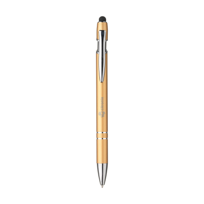 Picture of LUPA RCS RECYCLED ALUMINIUM METAL STYLUS PEN in Gold