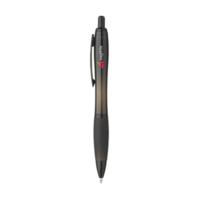 Picture of ATHOS TRANSBLACK RCS RECYCLED ABS PEN in Black