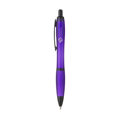 Picture of ATHOS TRANSBLACK RCS RECYCLED ABS PEN in Purple