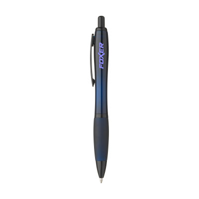 Picture of ATHOS TRANSBLACK RCS RECYCLED ABS PEN in Navy