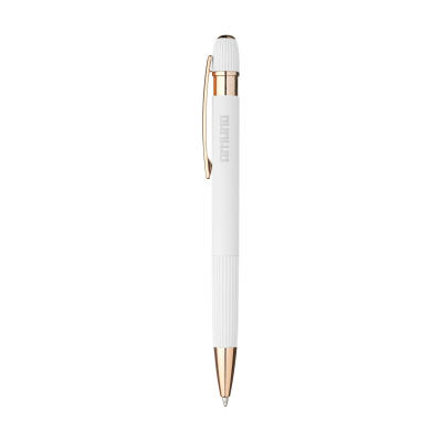 Picture of LUNOX RCS RECYCLED ALUMINIUM METAL SOFT TOUCH PEN in White