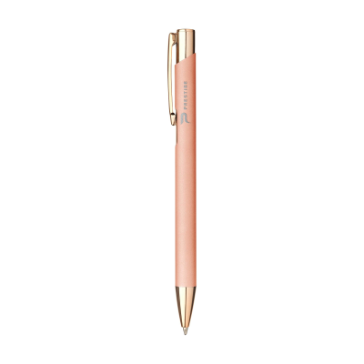 Picture of EBONY RCS RECYCLED ALUMINIUM METAL SOFT ROSE GOLD PEN in Rose Gold