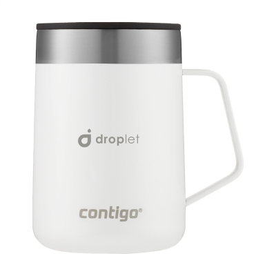 Picture of CONTIGO® STREETERVILLE DESK MUG 420 ML THERMO CUP in White