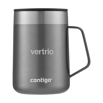 Picture of CONTIGO® STREETERVILLE DESK MUG 420 ML THERMO CUP in Anthracite Grey.