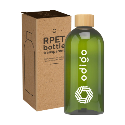 Picture of RPET BOTTLE 500 ML WATER BOTTLE in Green