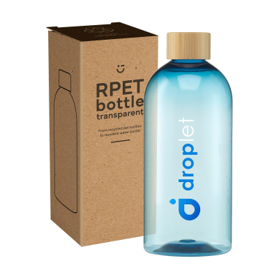 Picture of RPET BOTTLE 500 ML WATER BOTTLE in Blue