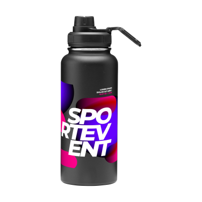 Picture of WILDLING RCS STEEL WATER BOTTLE 1 L THERMO BOTTLE in Black