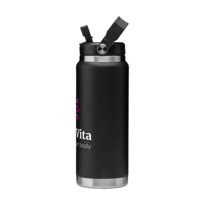 Picture of ANTHRONSQUARE RCS STEEL FLASK 900 ML THERMO BOTTLE in Black