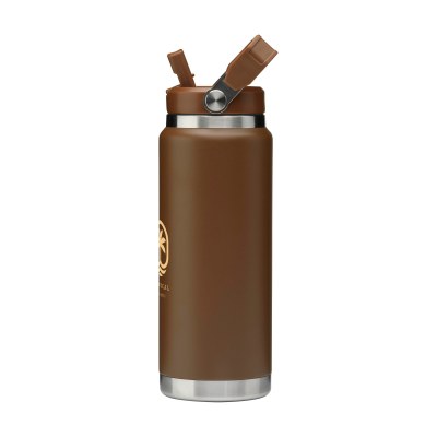 Picture of ANTHRONSQUARE RCS STEEL FLASK 900 ML THERMO BOTTLE in Brown