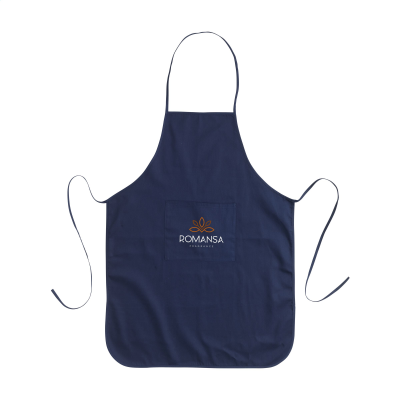 Picture of APRON RECYCLED COTTON in Blue.