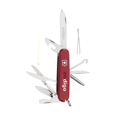 Picture of VICTORINOX SUPER TINKER POCKET KNIFE in Red.