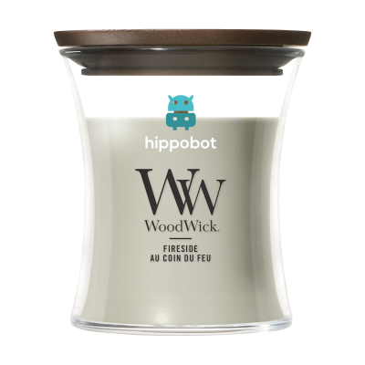 Picture of WOODWICK FIRESIDE MINI CANDLE in Grey