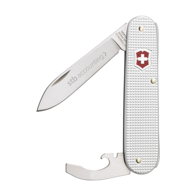 Picture of VICTORINOX BANTAM ALOX POCKET KNIFE in Silver.