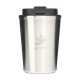 Picture of KAFFI RCS RECYCLED COFFEE MUG 300 ML THERMO CUP in Silver