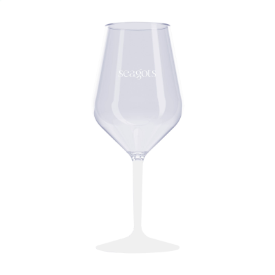 Picture of HAPPYGLASS LADY ABIGAIL COLOUR WINE GLASS TRITAN 460 ML in Clear Transparent White