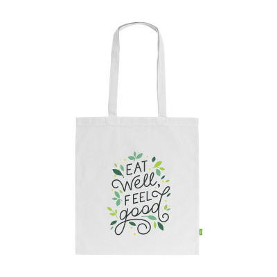 Picture of ORGANIC COTTON SHOPPER (140 G & M²) BAG in White