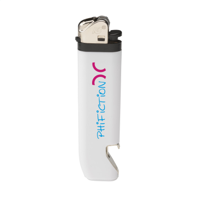 Picture of FLINT OPENER LIGHTER in White.