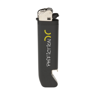 Picture of FLINT OPENER LIGHTER in Black.