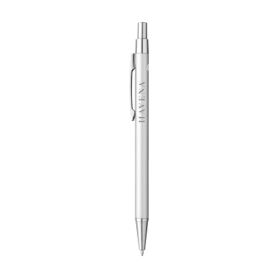 Picture of SFERA RECYCLED ALUMINIUM METAL PEN in Silver.