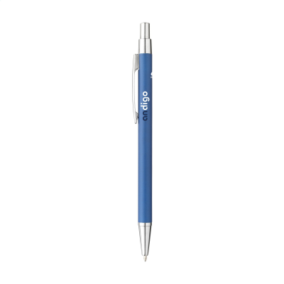 Picture of SFERA RECYCLED ALUMINIUM METAL PEN in Blue.