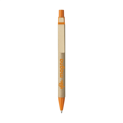 Picture of PAPERWRITE CARDBOARD CARD PEN in Orange.