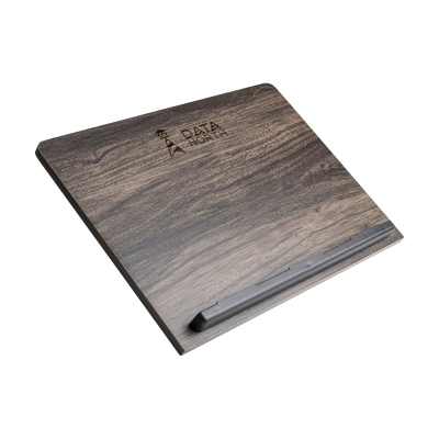Picture of GUSTA LAPTOP STAND in Brown.