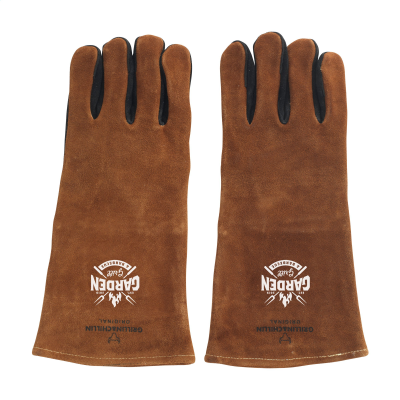 Picture of GUSTA GRILL BBQ GLOVES in Brown.