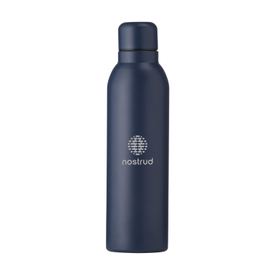 Picture of HELIOS RECYCLED STEEL BOTTLE 470 ML in Blue.