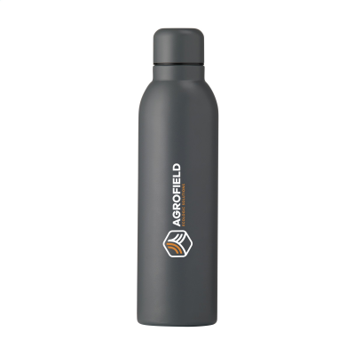 Picture of HELIOS RECYCLED STEEL BOTTLE 470 ML in Grey.