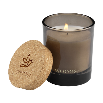 Picture of WOOOSH SCENTED CANDLE GREEN HERBS in Brown.