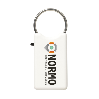 Picture of SAFE KEYRING in White