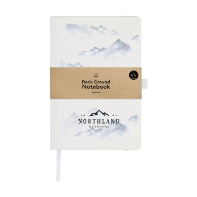 Picture of ROCK GROUND NOTE BOOK in White.