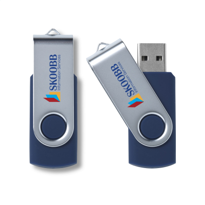 Picture of USB TWIST 4 GB in Blue.