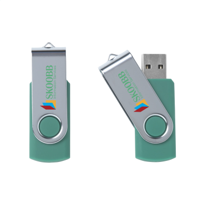 Picture of USB TWIST 4 GB in Green.