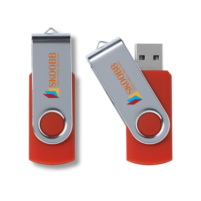 Picture of USB TWIST 32 GB in Red.